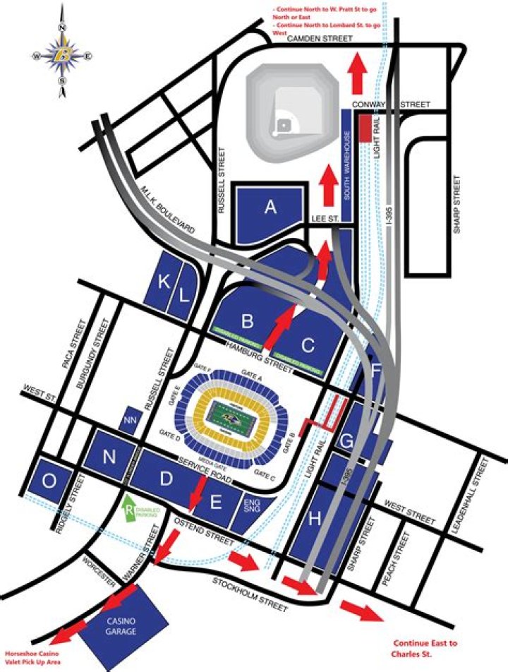 Baltimore Ravens Parking Map: Your Ultimate Guide for Game Day