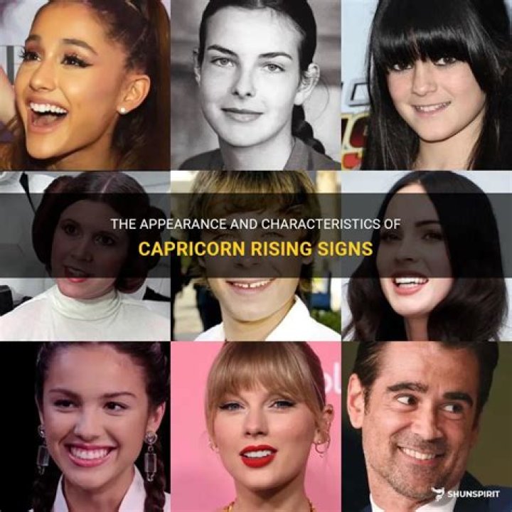 Capricorn Rising Physical Appearance: Unlocking the Mystique of Capricorn Rising Signs