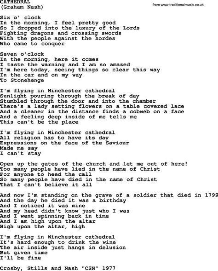 Cathedral Lyrics: A Comprehensive Guide to the Masterpiece