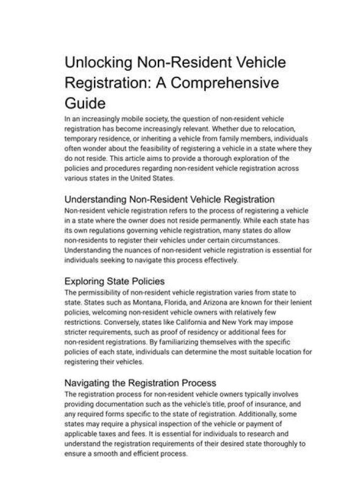 Comprehensive Guide to Secretary of State Vehicle Registration