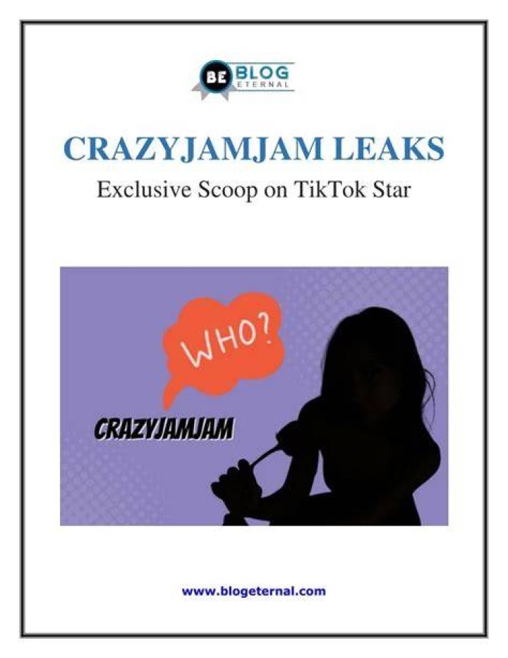 Crazyjamjam Leaks: The Untold Story and What You Need to Know