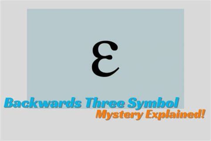 Discover the Fascinating World of the Backwards 3 Symbol