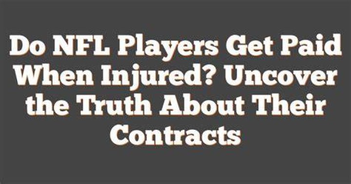 Do Injured NFL Players Get Paid? A Comprehensive Guide