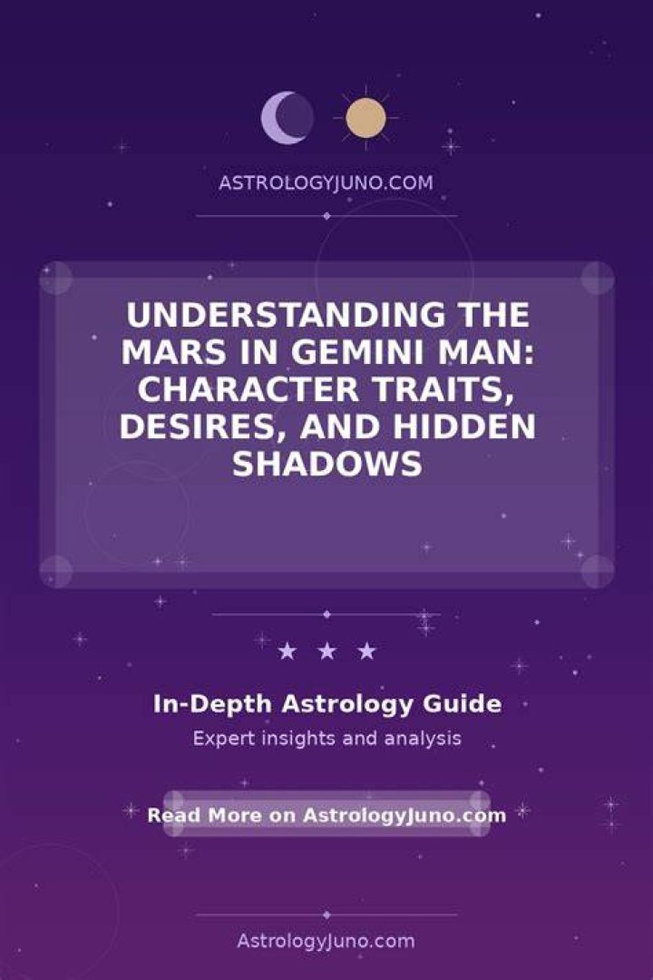 Gemini Man Astrology: Understanding the Enigmatic Traits and Characteristics