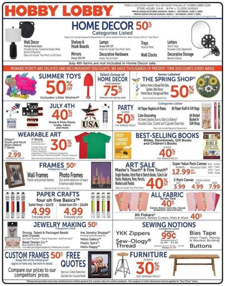 Hobby Lobby Weekly Advertisement: Your Ultimate Guide to Savings and Inspiration