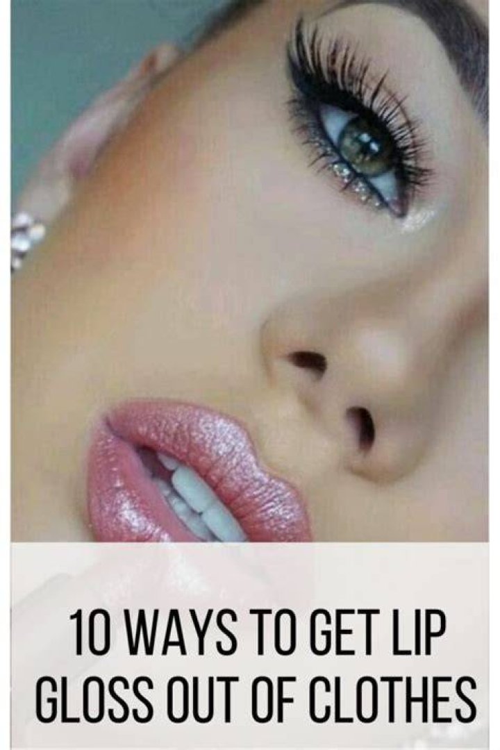 How to Get Lip Gloss Out of Clothes: A Comprehensive Guide