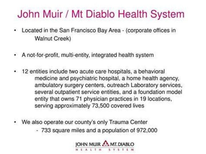 John Muir Mt Diablo Healthystem: A Comprehensive Guide to Your Health and Well-being