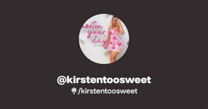 Kirsten TooSweet OnlyFans Leaks: Exploring the Truth Behind the Headlines