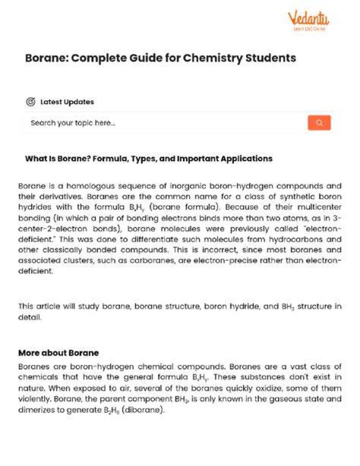 Lewis Structure for Borane: A Comprehensive Guide to Understanding Its Formation and Significance