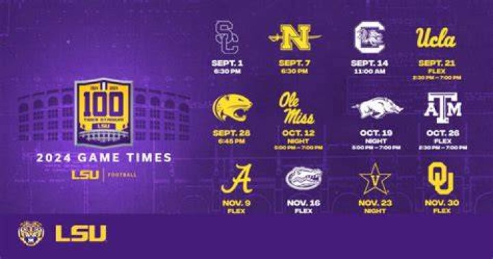 LSU Game Schedule: A Comprehensive Guide for Fans and Enthusiasts