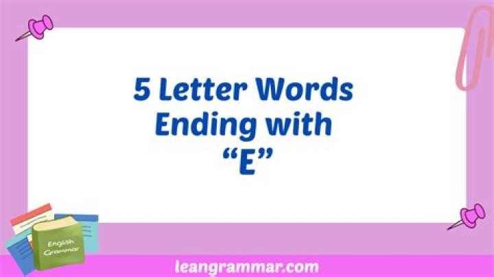 Mastering E 5 Letter Words: Unlock the Power of Language