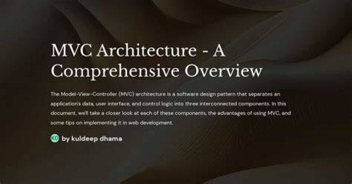 Mastering MVC: The Ultimate Guide to Understanding and Implementing MVC Architecture