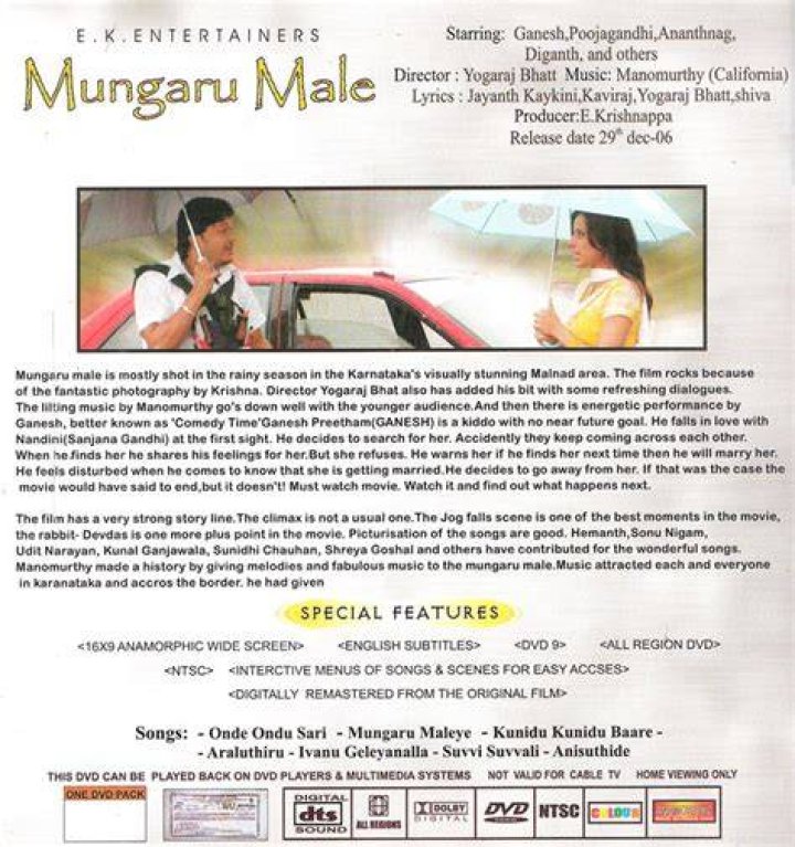 Mungaru Male CD: A Comprehensive Guide to the Best Music Experience