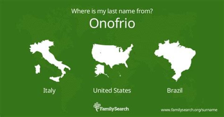 Onofrio: The Remarkable Story of a Name That Transcends Generations