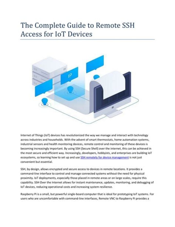 Remote Access IoT Device via SSH on Windows 10 Without Third-Party Tools