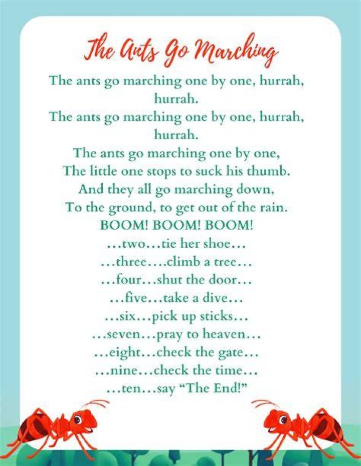 The Ants Go Marching Lyrics: A Fun, Educational, and Catchy Classic