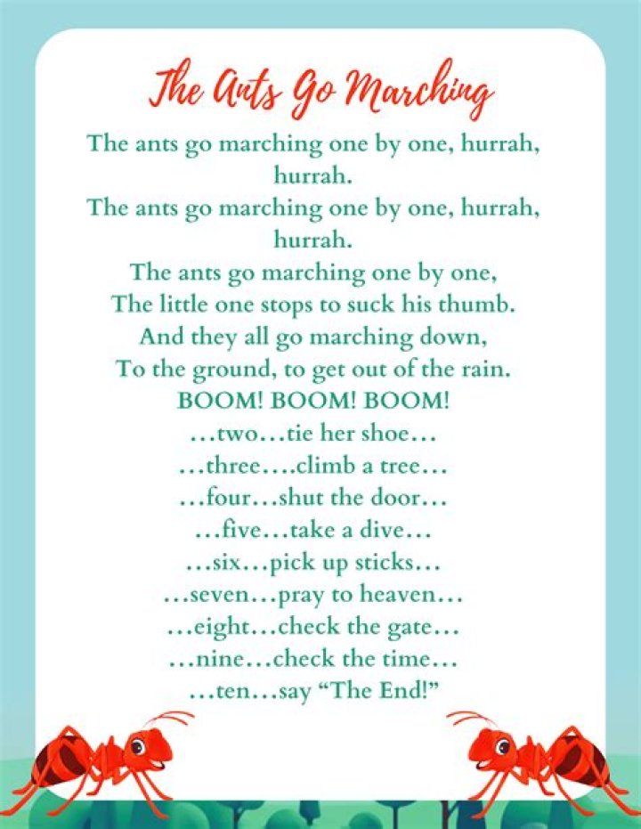 The Ants Go Marching with Lyrics: A Fun and Educational Journey
