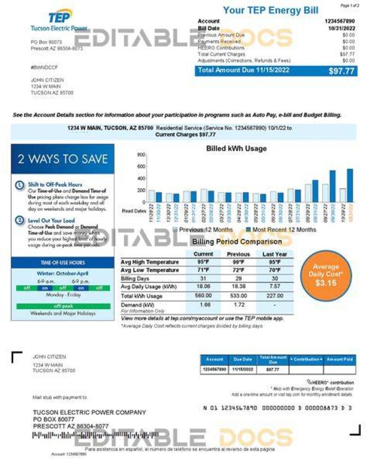 Tucson Electric Power Payment: A Comprehensive Guide to Understanding and Managing Your Utility Bills