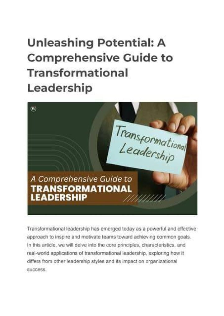 Unleashing the Power of Leadership in Turkey: A Comprehensive Guide