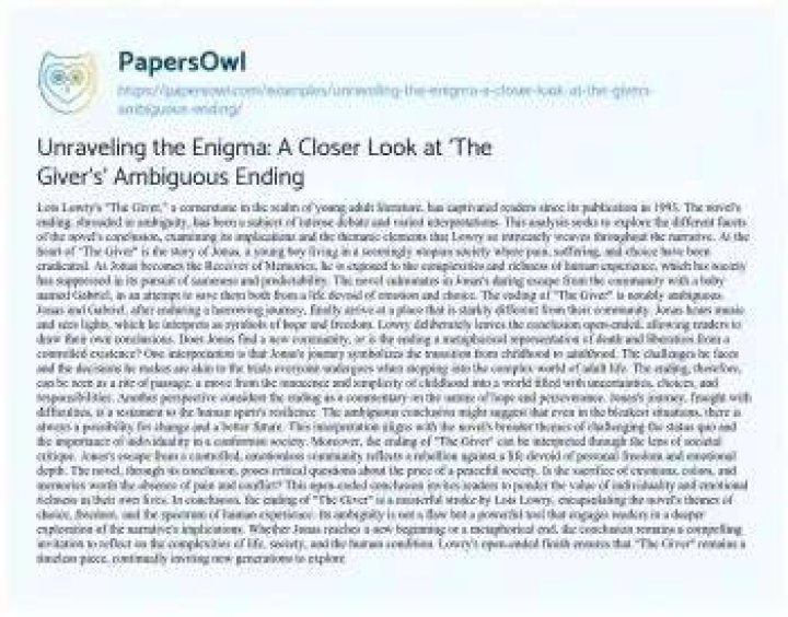 Unraveling the Enigma: The Ending of Losteries