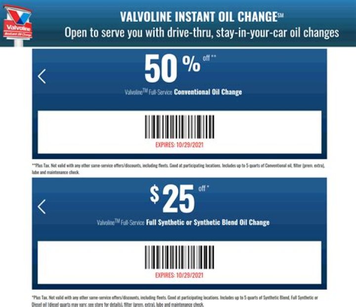 Valvoline $24.99 Synthetic Oil Change Coupon: Save Big on Premium Automotive Care