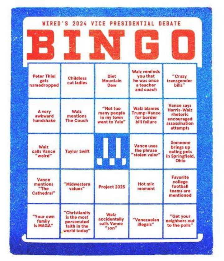Vance Walz Debate Bingo: Mastering the Art of Persuasion and Argumentation