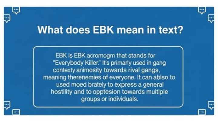 What Does EBK Mean? A Comprehensive Guide to Understanding Its Implications