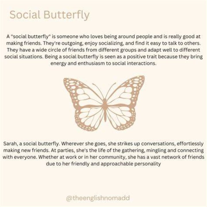 What is a Social Butterfly? Understanding the Definition, Traits, and Impact