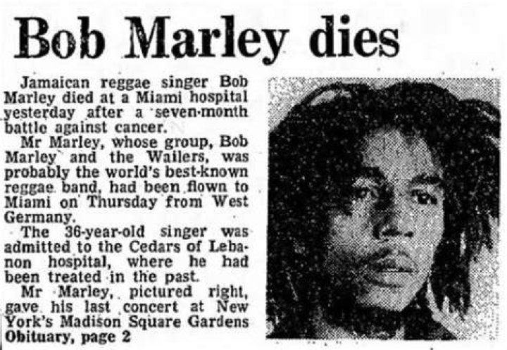 What Was the Cause of Death for Bob Marley: A Comprehensive Exploration